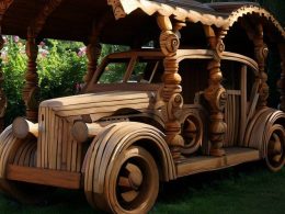 Pergole auto din lemn