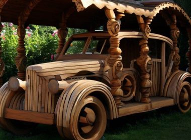 Pergole auto din lemn